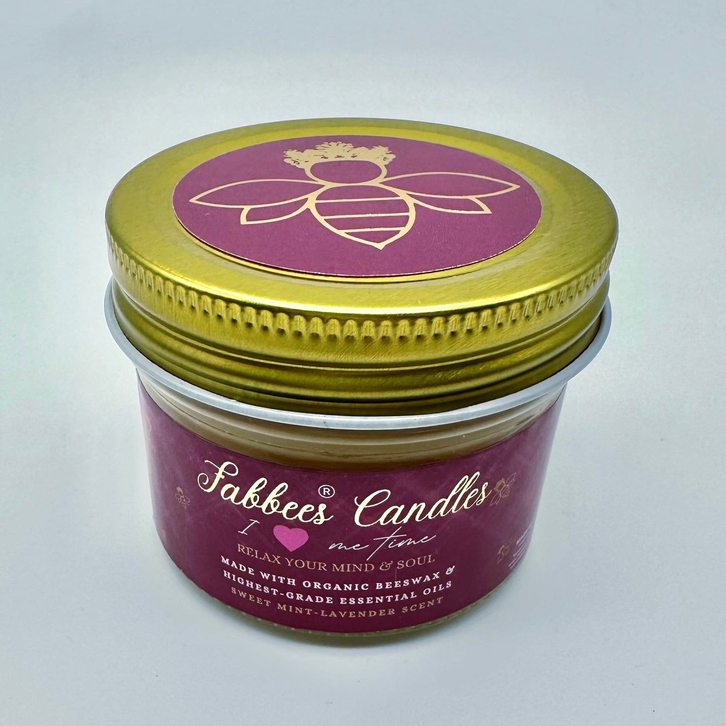 Organic- Aromatherapy Beeswax Candles (Vanilla-Lavender) scent