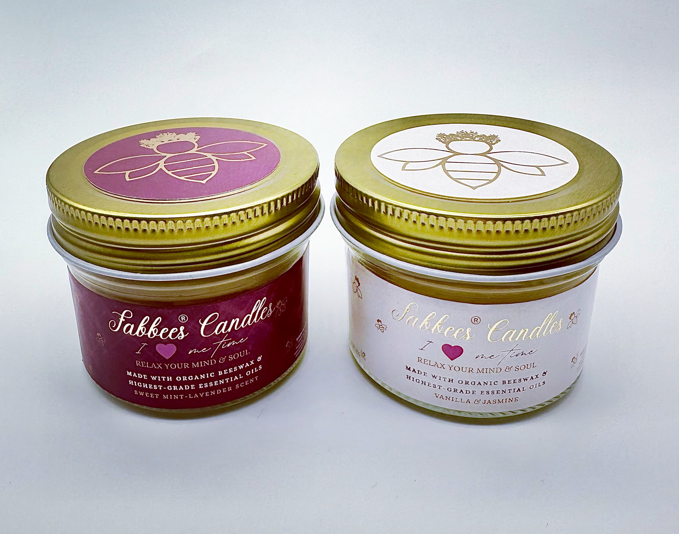 Organic Aromatherapy Beeswax Candle (Vanilla-Jasmine) scent  image 3