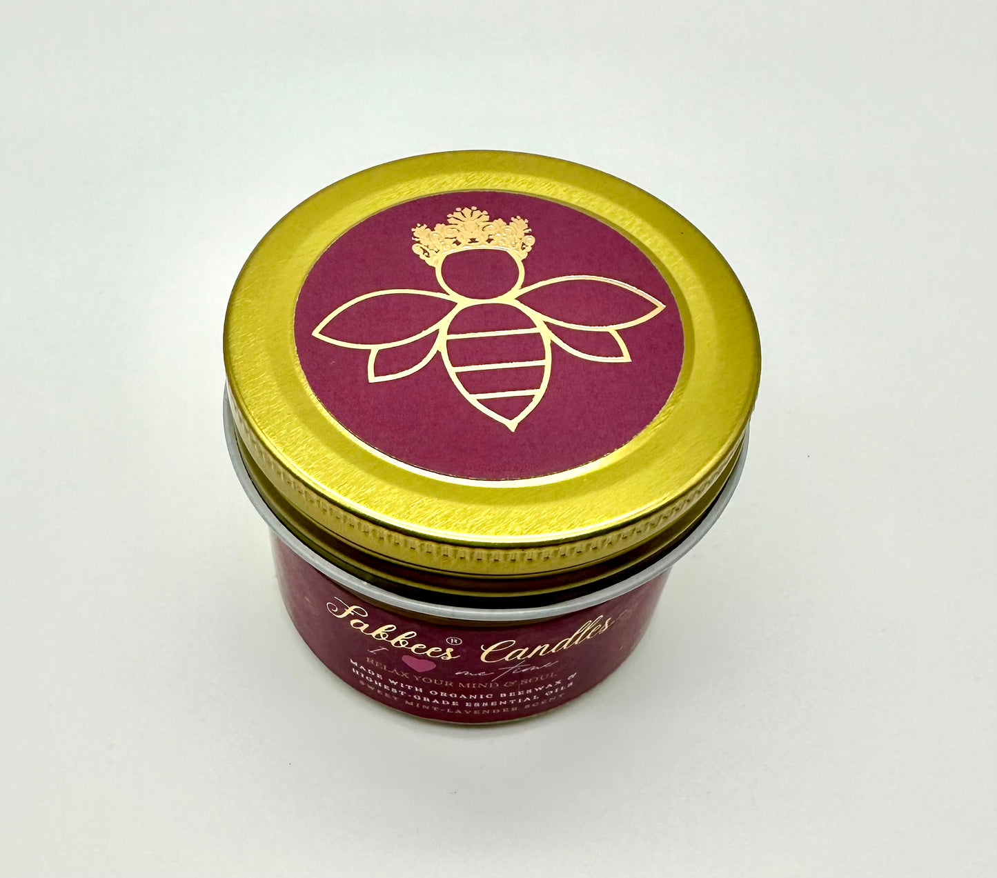 Organic- Aromatherapy Beeswax Candles (Vanilla-Lavender) scent